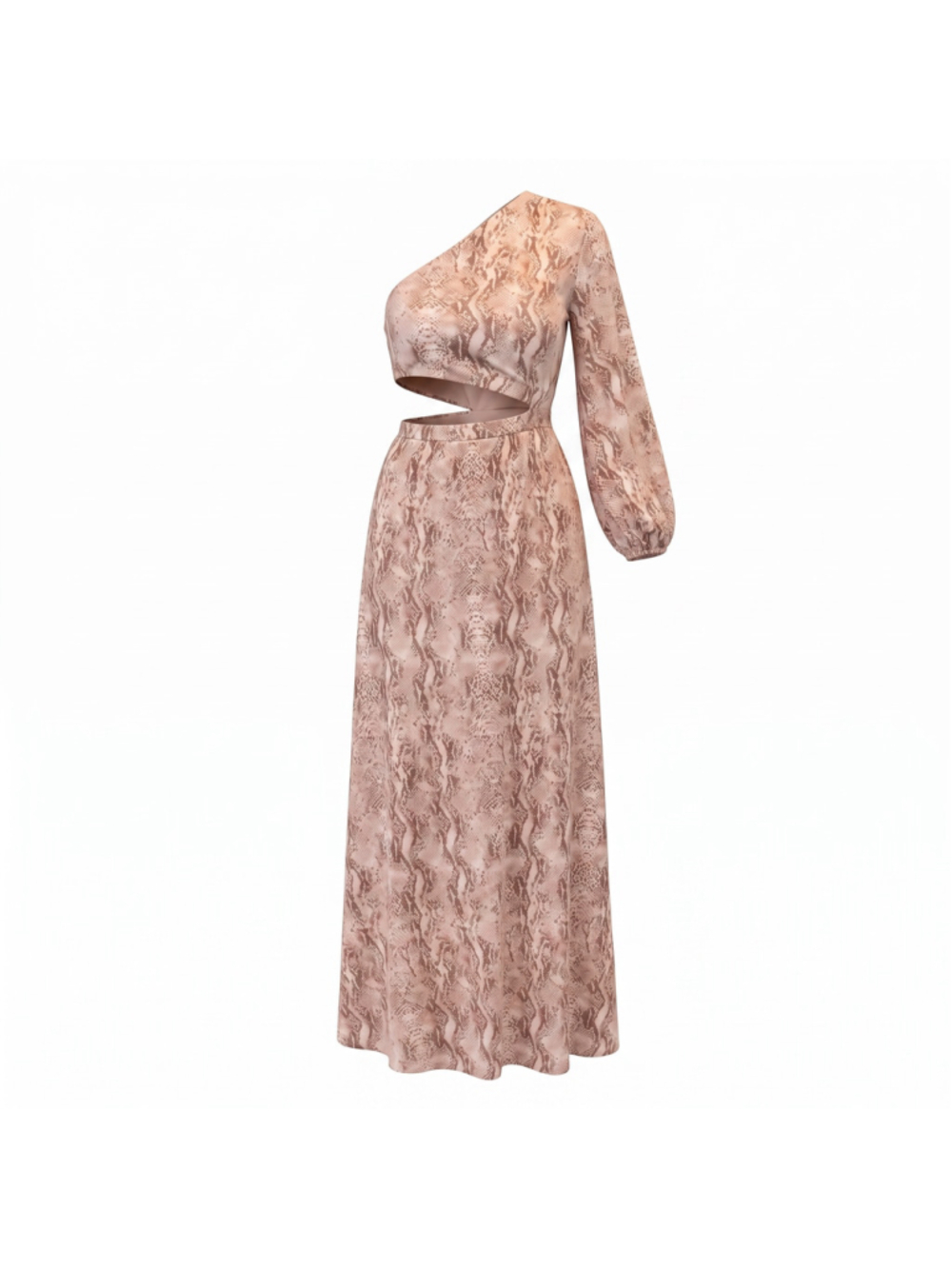 L'AGENCE Fontana One Shoulder Dress